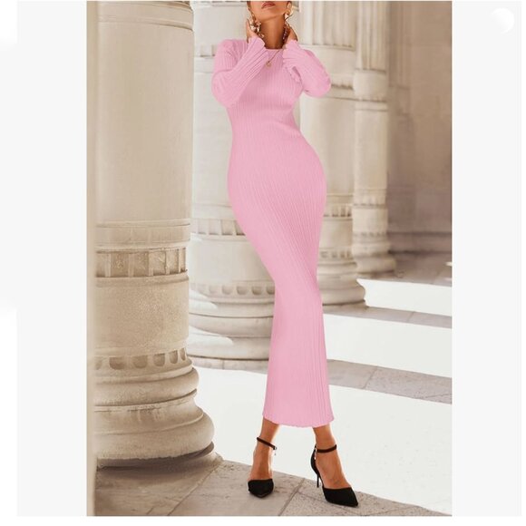 Pretty Garden Sweater Dress w Bell Sleeves NWT - Picture 3 of 12